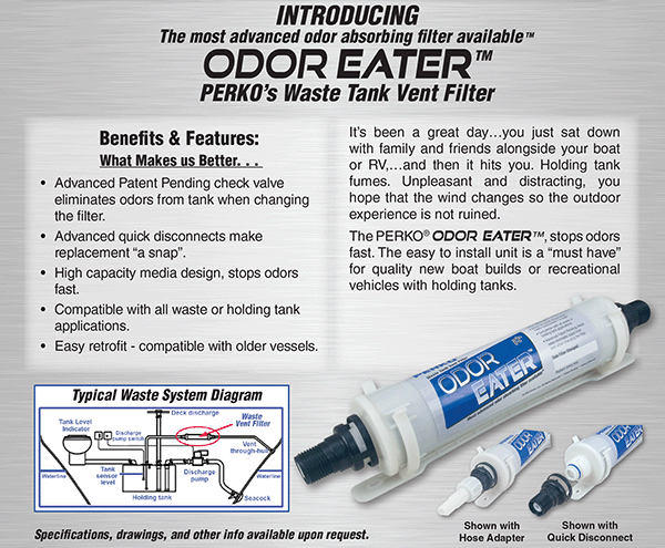 PERKO&reg; Launches High Performance Waste Tank Vent Filter